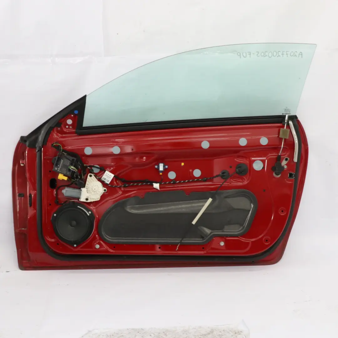 Mercedes W207 Porte avant droite Feueropal Fire Opal Red - 590 - SKU A2077200205-FUP - Numéro de pièce A2077200205