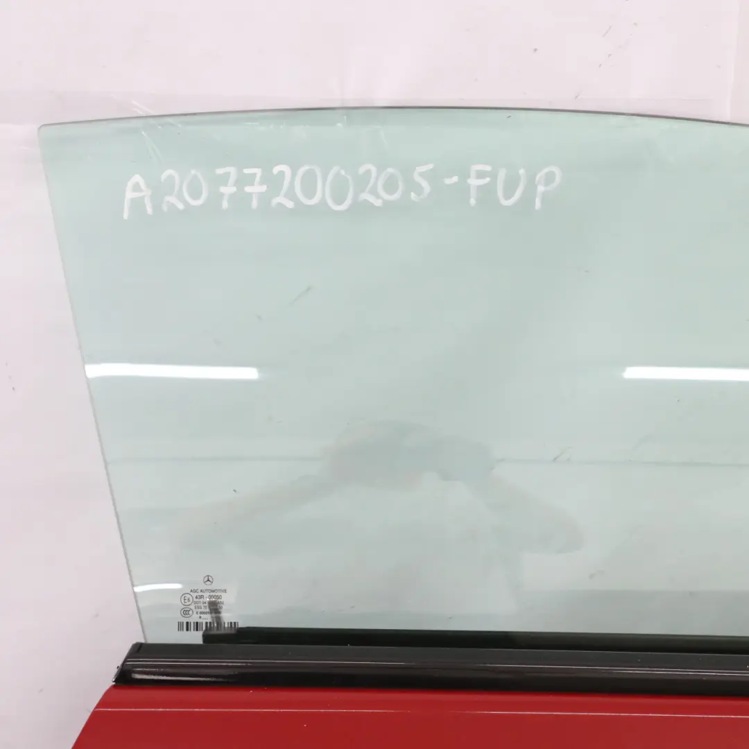 Mercedes W207 Porte avant droite Feueropal Fire Opal Red - 590 - SKU A2077200205-FUP - Numéro de pièce A2077200205