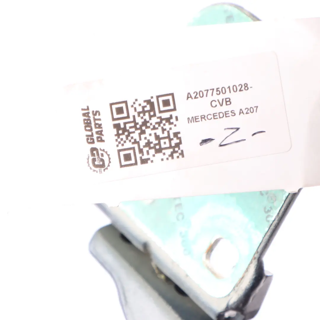  Charnière coffre Mercedes A207 Cabriolet Droite Bleu Cavansite Métallisé 890 - SKU A2077501028-CVB - Numéro de pièce A2077501028