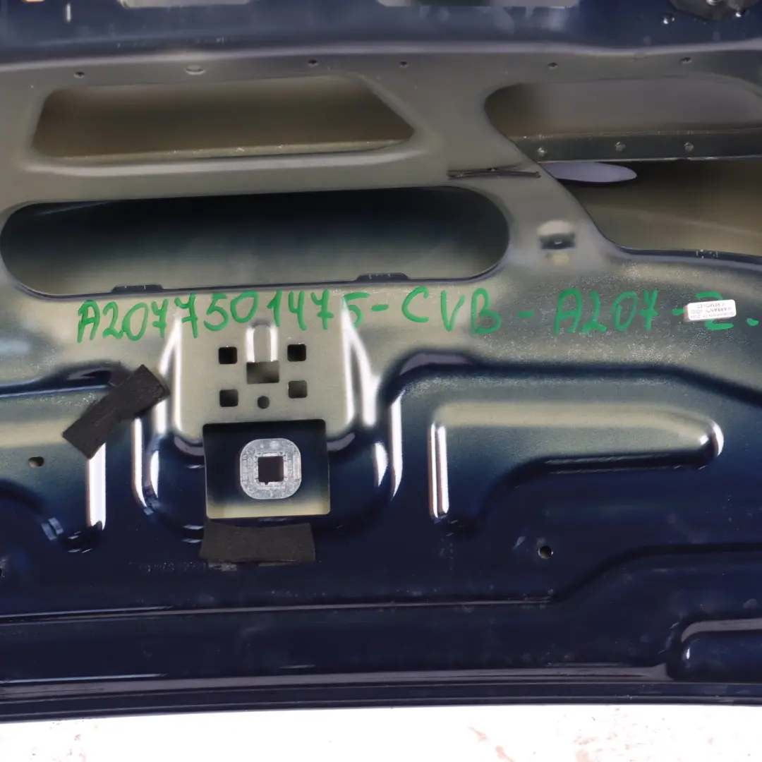 Boot Trunk Lid Mercedes A207 Cabrio Tailgate Lid Cavansite Blue Metallic - 890 to with Part number A2077501475 Boot Trunk Lid Mercedes A207 Cabrio Tailgate Lid Cavansite Blue Metallic - 890 - SKU A2077501475-CVB - Part number A2077501475