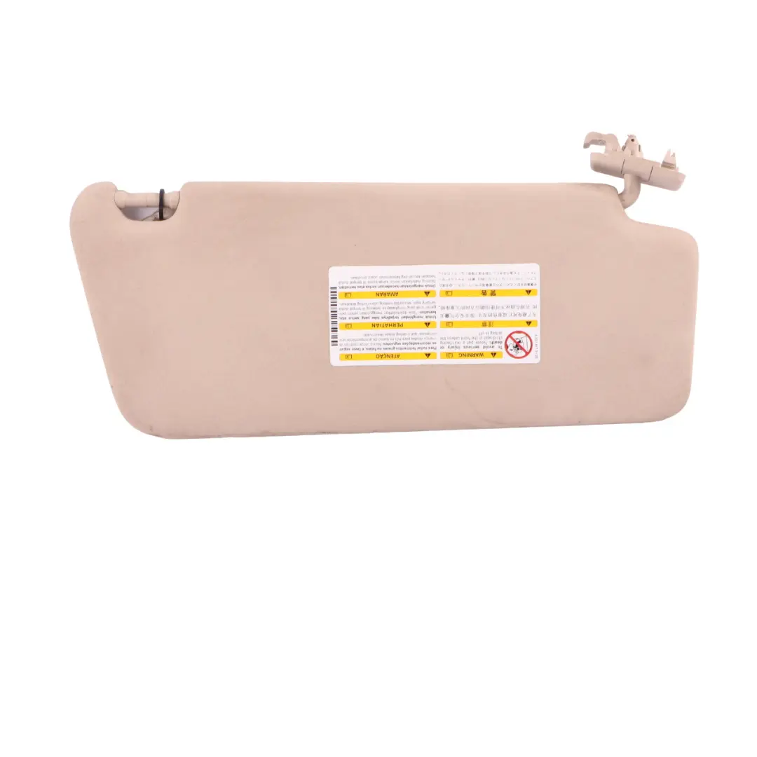 W207 Cabrio A207 Sun Visor Cover Beige Left N/S to Mercedes with Part number A2078100710 Mercedes W207 Cabrio A207 Sun Visor Cover Beige Left N/S - SKU A2078100710-1 - Part number A2078100710