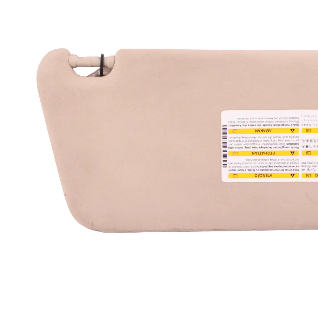 W207 Cabrio A207 Sun Visor Cover Beige Left N/S to Mercedes with Part number A2078100710 Mercedes W207 Cabrio A207 Sun Visor Cover Beige Left N/S - SKU A2078100710-1 - Part number A2078100710