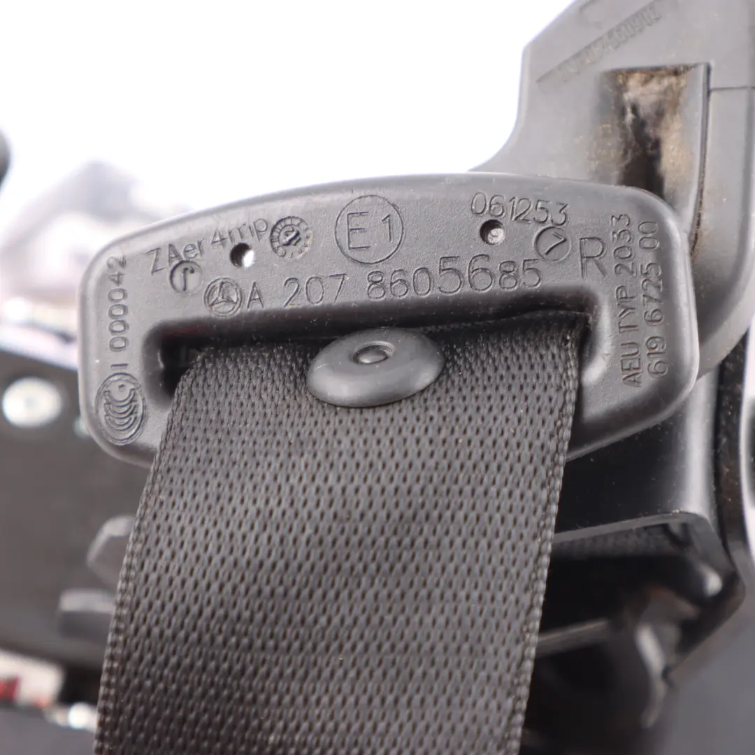 Mercedes W207 Cintura di sicurezza passeggero anteriore destra - SKU A2078605685 - Numero di parte A2078605685