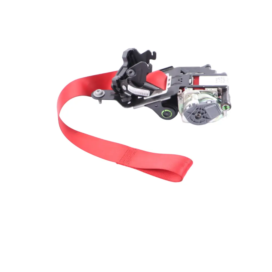 Mercedes W207 Seat Belt Black Red Front Left N/S - SKU A2078605985-1 - Part number A2078605985