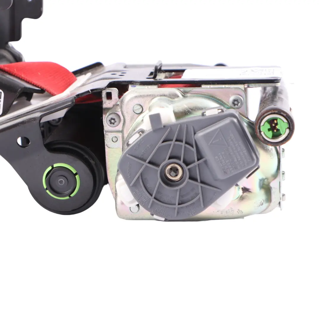 Mercedes W207 Seat Belt Black Red Front Left N/S - SKU A2078605985-1 - Part number A2078605985