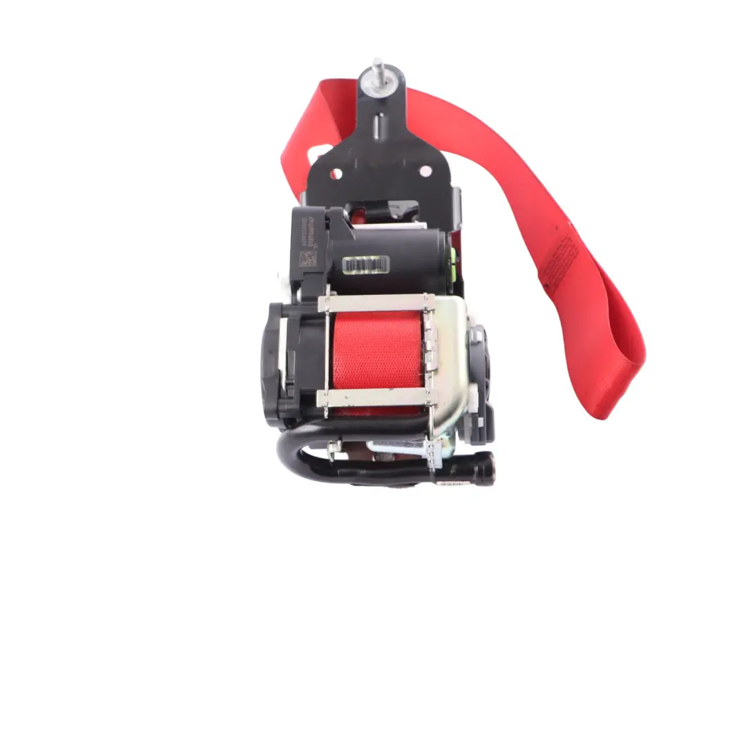 Mercedes W207 Seat Belt Black Red Front Left N/S - SKU A2078605985-1 - Part number A2078605985