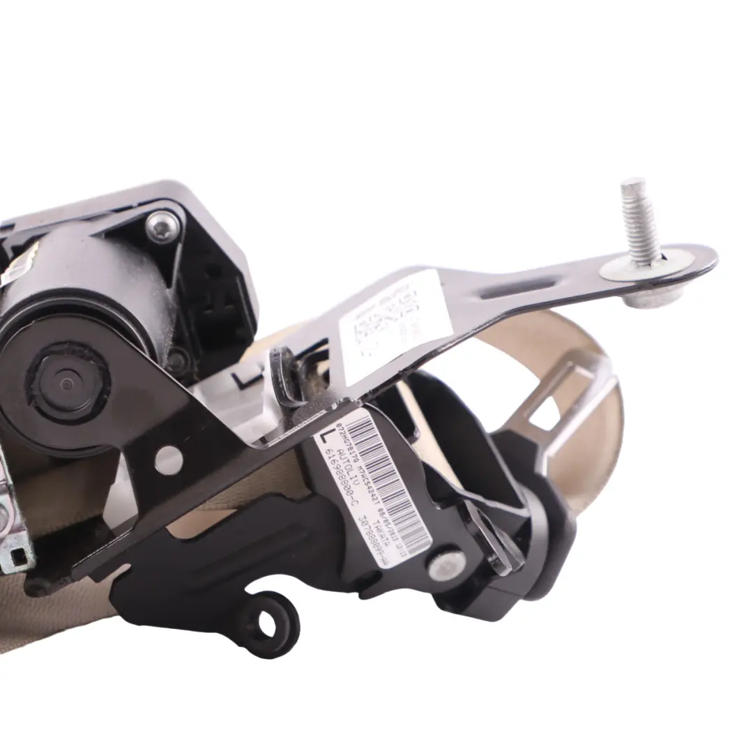 W207 Front Seat Left N/S Seat Safety Belt Beige to Mercedes with Part number A2078605985 Mercedes W207 Front Seat Left N/S Seat Safety Belt Beige - SKU A2078605985-2 - Part number A2078605985