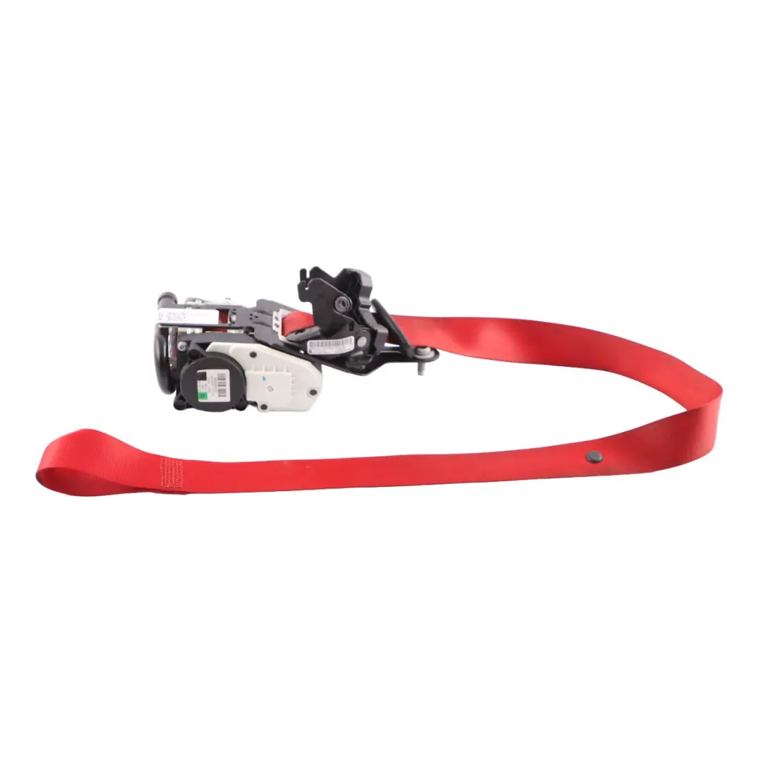 Mercedes W207 Seat Belt Black Red Front Right O/S - SKU A2078606085-1 - Part number A2078606085