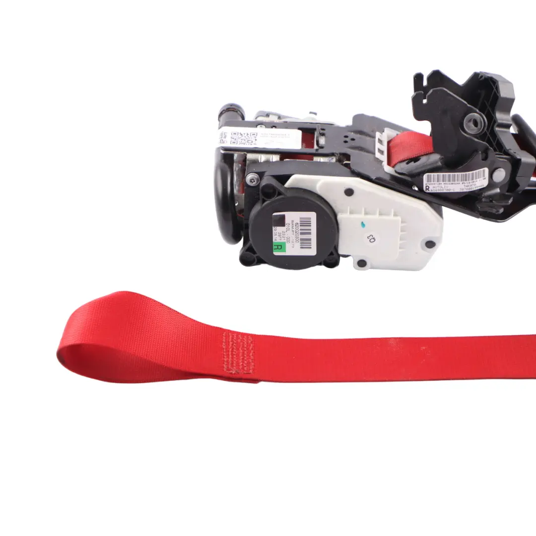 W207 Seat Belt Black Red Front Right O/S to Mercedes with Part number A2078606085 Mercedes W207 Seat Belt Black Red Front Right O/S - SKU A2078606085-1 - Part number A2078606085