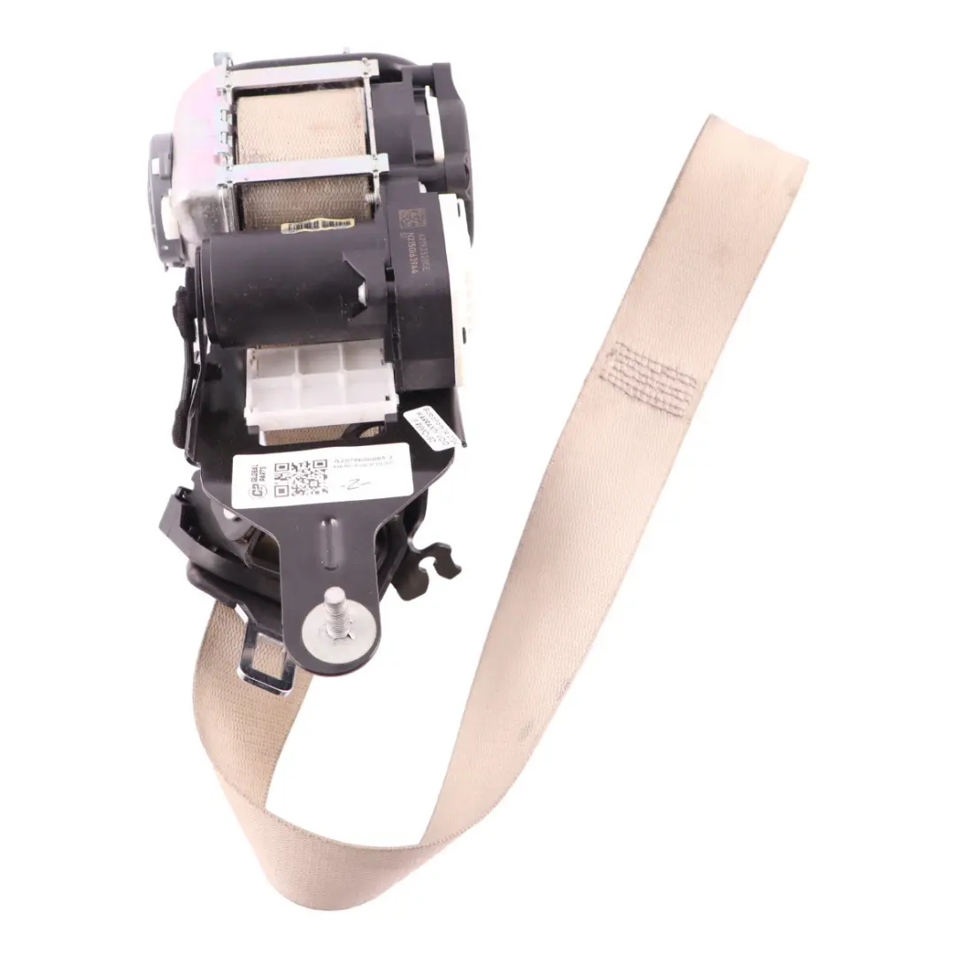 Mercedes W207 Front Seat Belt Seatbelt Grey Right O/S - SKU A2078606085-2 - Part number A2078606085