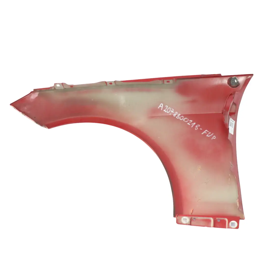 W207 Wing Side Panel Front Right O/S Fender Feueropal Fire Opal - 590 to Mercedes with Part number A2078800218 Mercedes W207 Wing Side Panel Front Right O/S Fender Feueropal Fire Opal - 590 - SKU A2078800218-FUP - Part number A2078800218