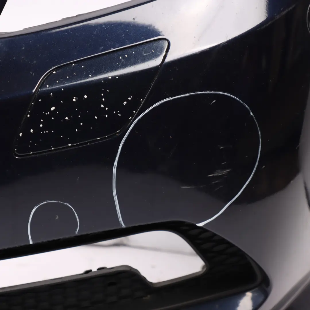 Mercedes W207 Bumper Front Trim Panel AMG Covering Cavansite Blue Metallic 860 - SKU A2078800447-CVB - Part number A2078800447