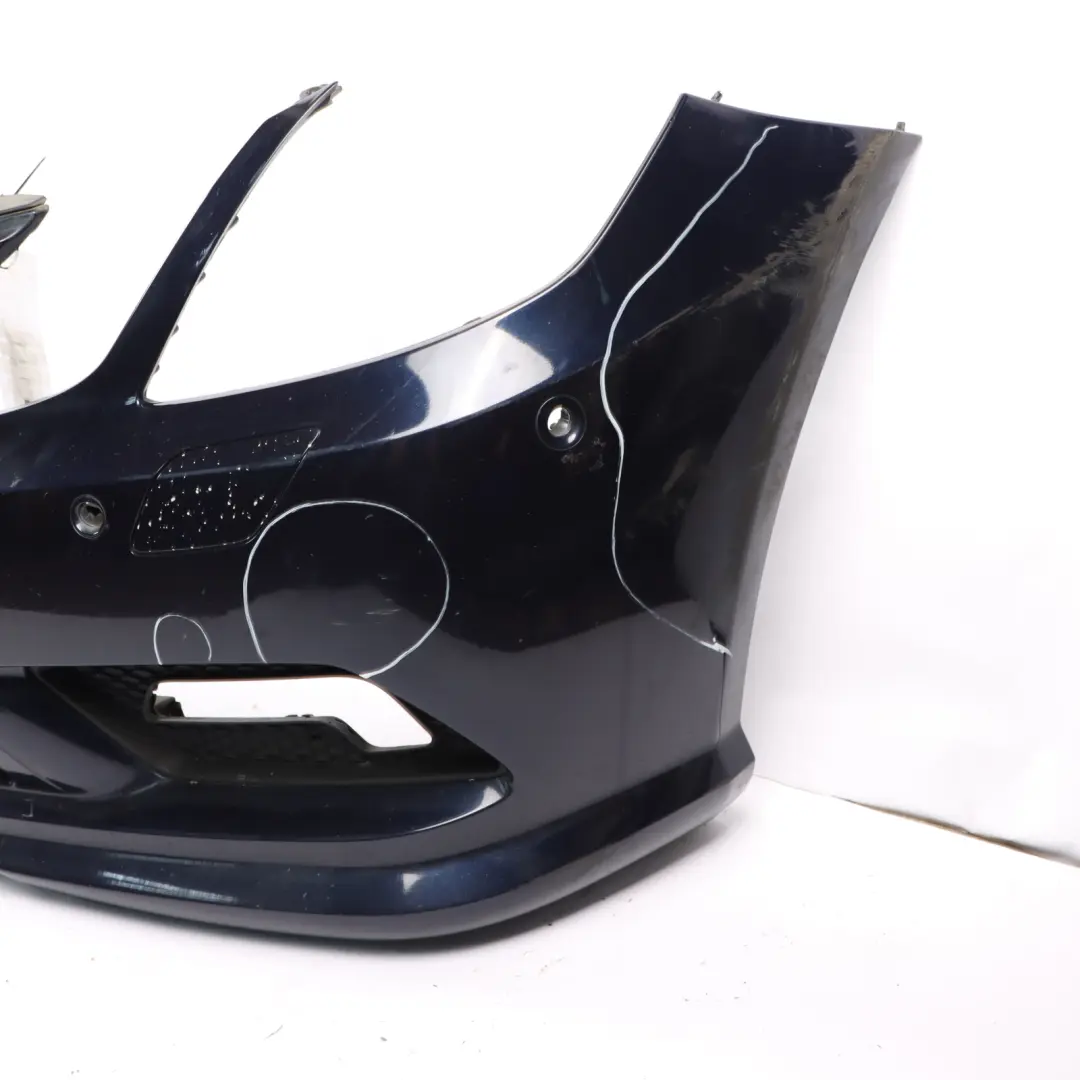 Mercedes W207 Bumper Front Trim Panel AMG Covering Cavansite Blue Metallic 860 - SKU A2078800447-CVB - Part number A2078800447