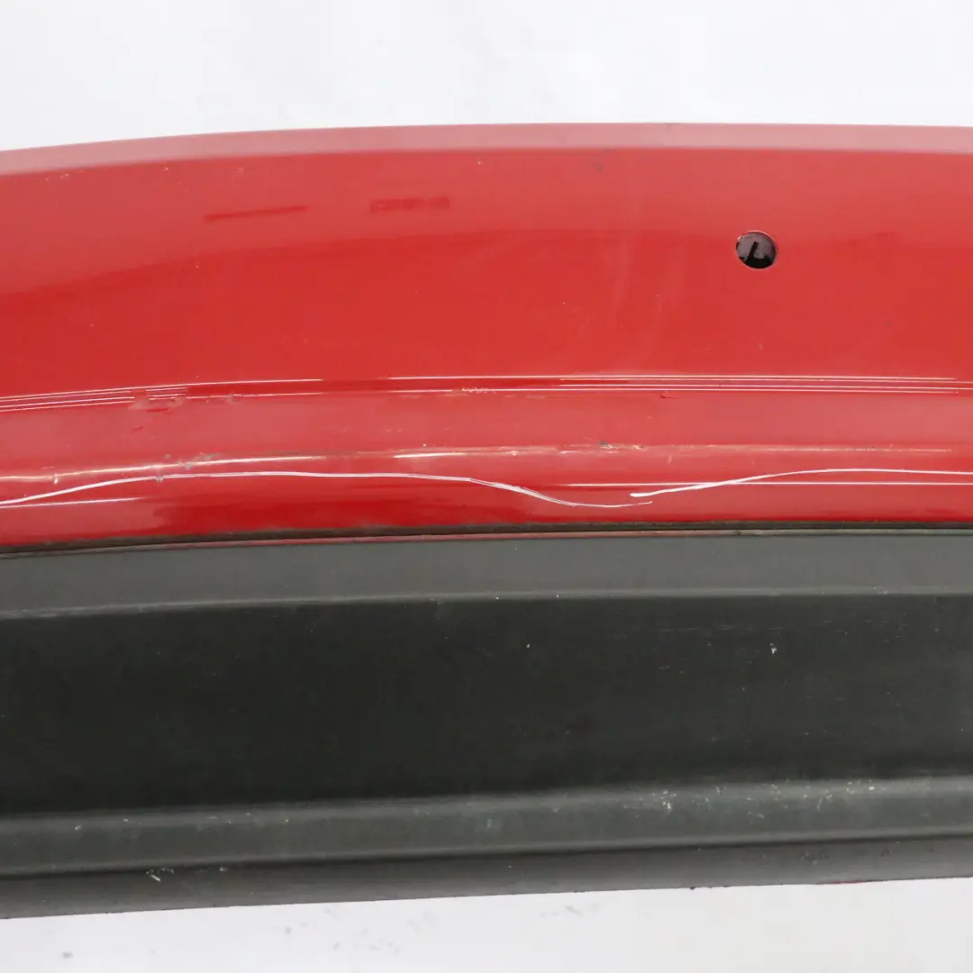 W207 Rear Bumper Trim Panel Covering Feueropal Fire Opal Red - 590 to Mercedes with Part number A2078803647 Mercedes W207 Rear Bumper Trim Panel Covering Feueropal Fire Opal Red - 590 - SKU A2078803647-FUP - Part number A2078803647
