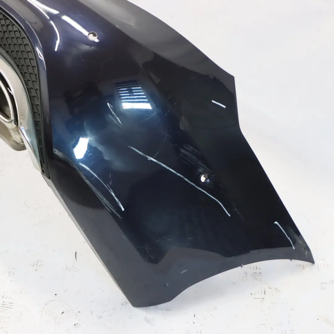 W207 Rear Bumper Trim Panel Covering AMG Cavansite Blue - 890 to Mercedes with Part number A2078858125 Mercedes W207 Rear Bumper Trim Panel Covering AMG Cavansite Blue - 890 - SKU A2078858125-CVB - Part number A2078858125