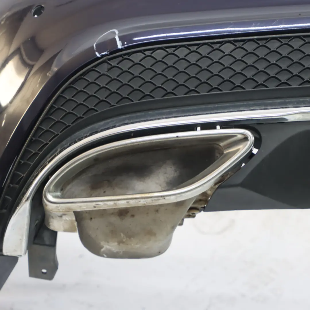 Mercedes W207 Rear Bumper Trim Panel Covering AMG Cavansite Blue - 890 - SKU A2078858125-CVB - Part number A2078858125
