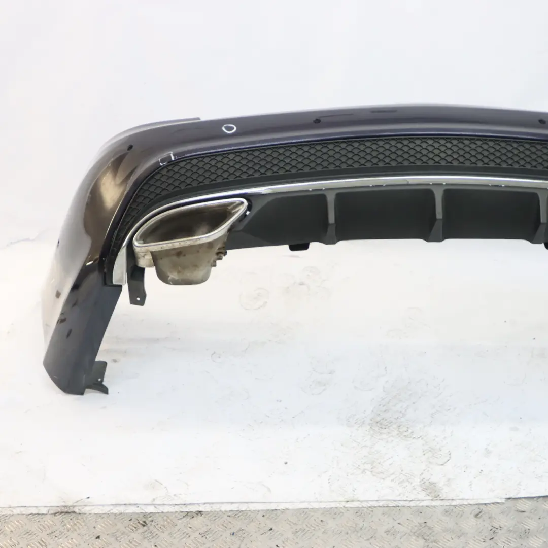 W207 Rear Bumper Trim Panel Covering AMG Cavansite Blue - 890 to Mercedes with Part number A2078858125 Mercedes W207 Rear Bumper Trim Panel Covering AMG Cavansite Blue - 890 - SKU A2078858125-CVB - Part number A2078858125