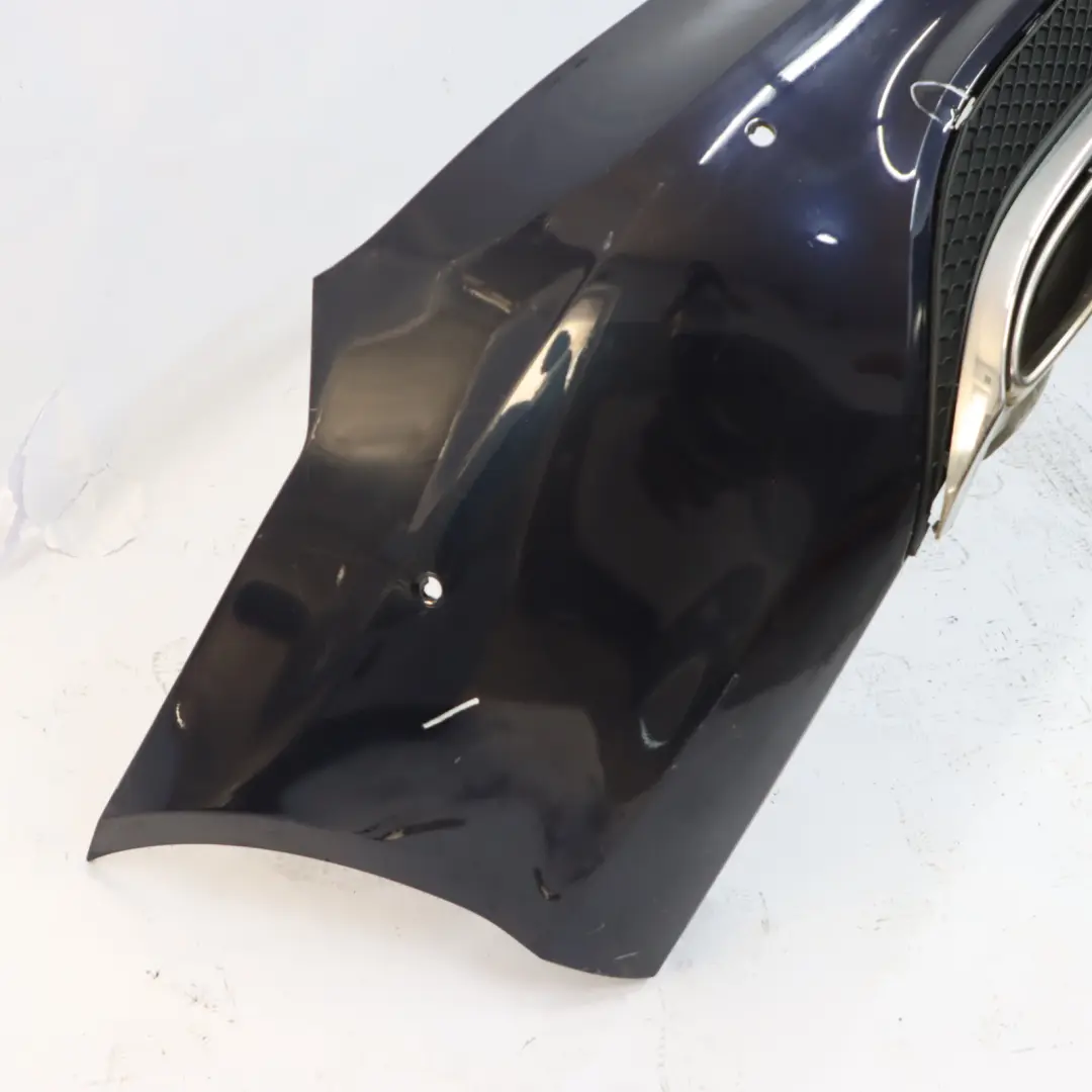 W207 Rear Bumper Trim Panel Covering AMG Cavansite Blue - 890 to Mercedes with Part number A2078858125 Mercedes W207 Rear Bumper Trim Panel Covering AMG Cavansite Blue - 890 - SKU A2078858125-CVB - Part number A2078858125