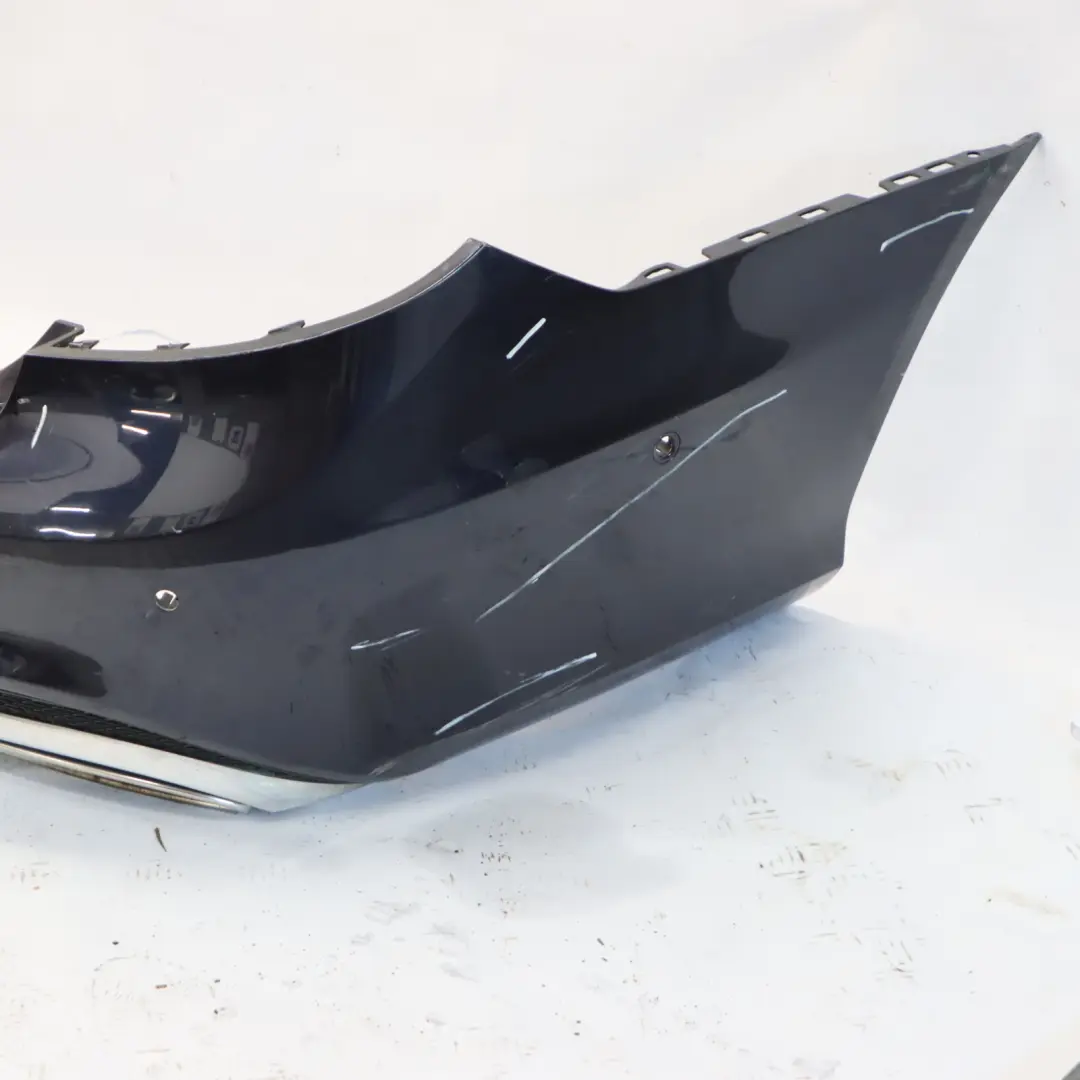 Mercedes W207 Rear Bumper Trim Panel Covering AMG Cavansite Blue - 890 - SKU A2078858125-CVB - Part number A2078858125