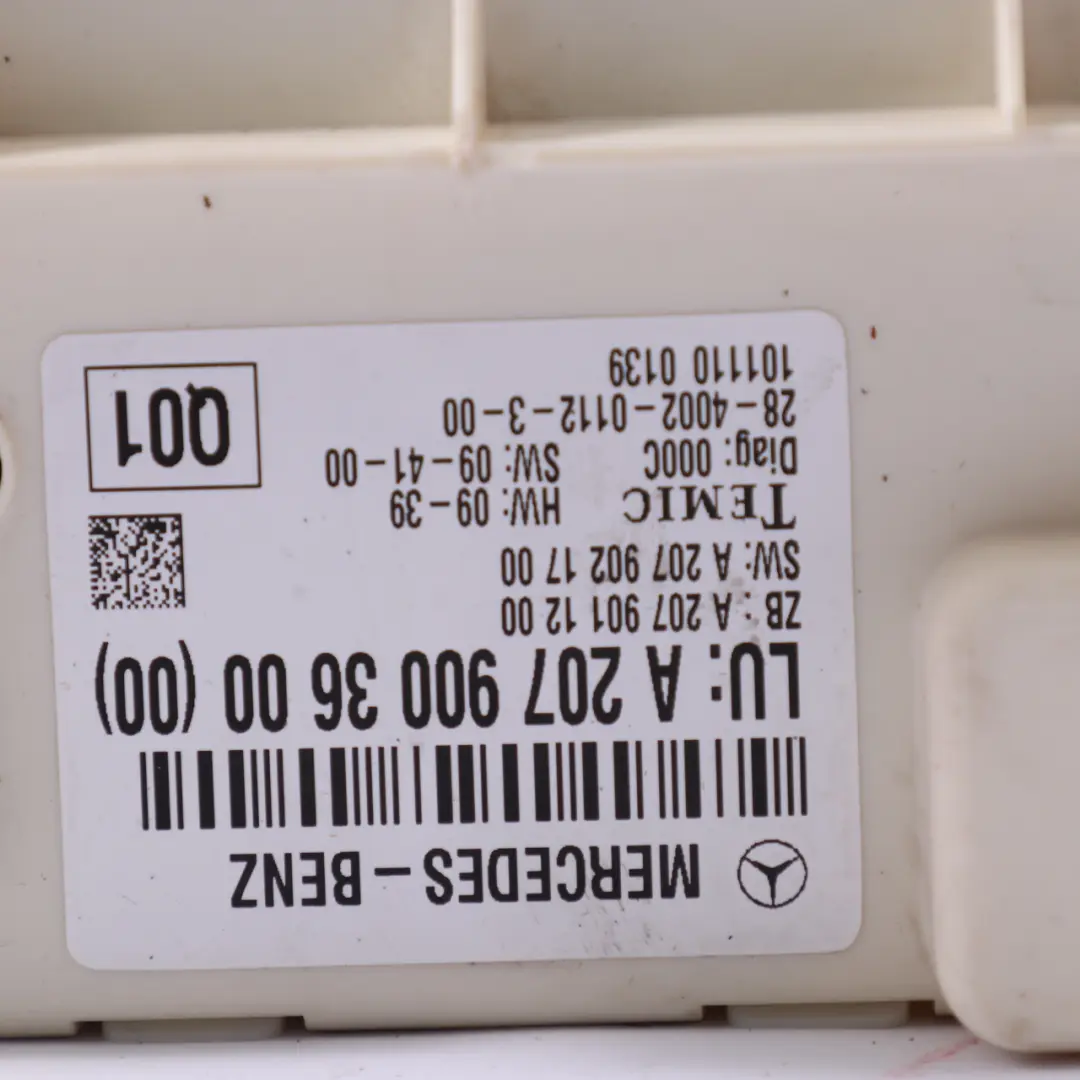 Module Lève-vitre arrière Unité de contrôle pour Mercedes C207 Coupe à propos du numéro de pièce A2079003600 Mercedes C207 Coupe Module Lève-vitre arrière Unité de contrôle - SKU A2079003600 - Numéro de pièce A2079003600