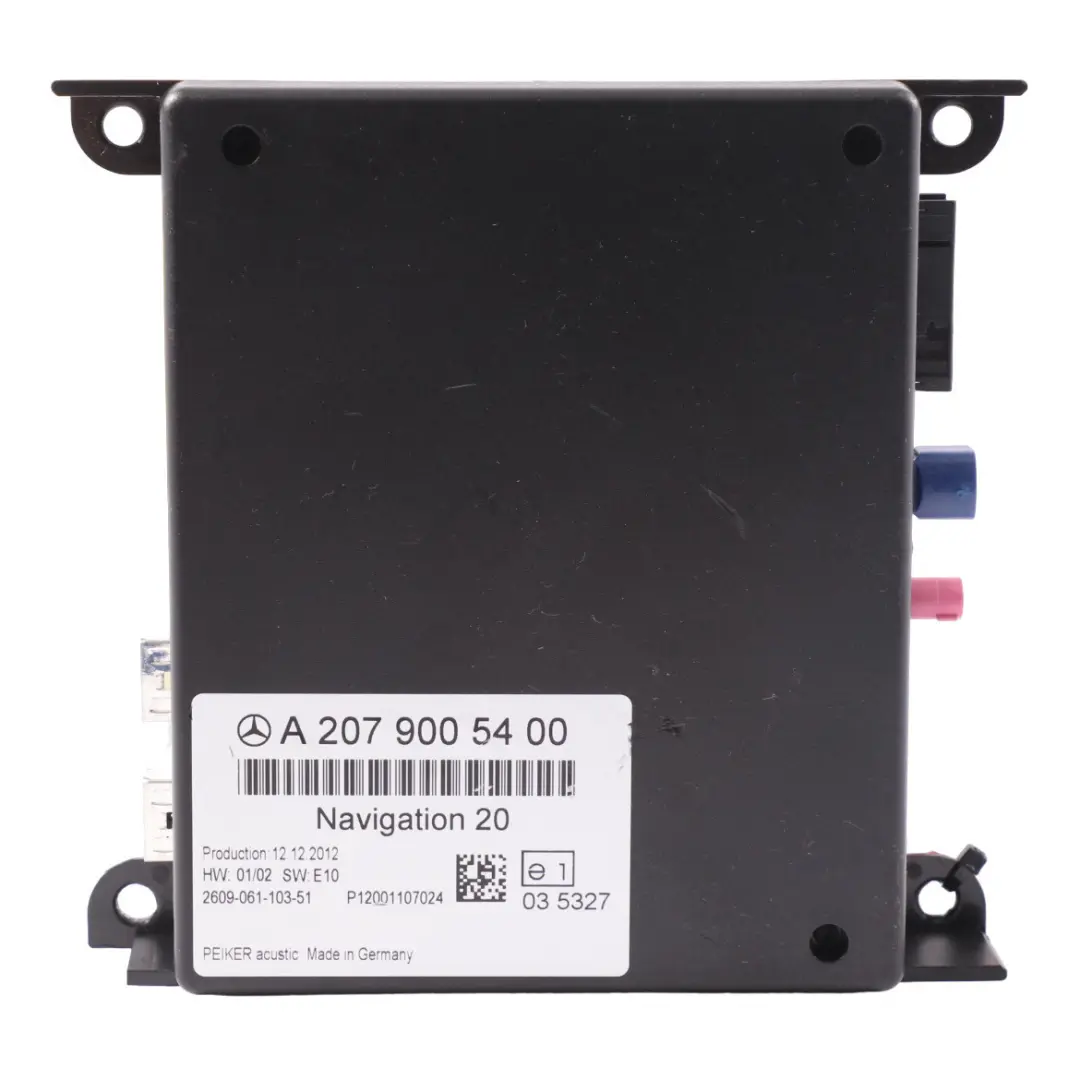 Mercedes W204 W207 C218 W212 E220 Navigation 20 Control Module Unit - SKU A2079005400 - Part number A2079005400