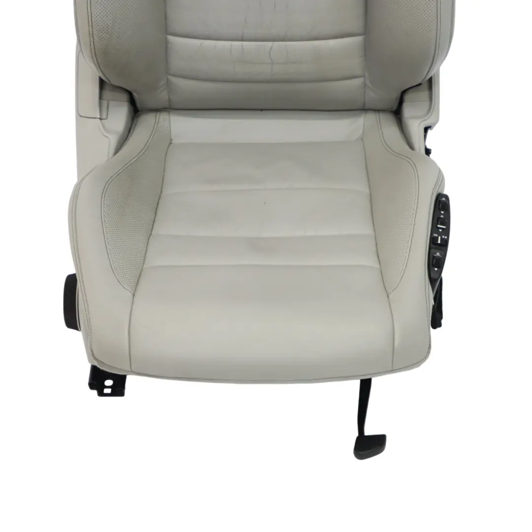  Asiento Delantero Mercedes C204 C207 A207 Derecho Cuero Gris Calefaccionado - SKU A2079101005-6 - Número de pieza A2079101005
