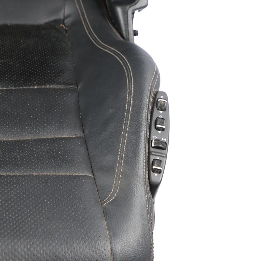  Siège Avant Mercedes W207 A207 Coupé Droit Chauffant Cuir Noir Multicontour - SKU A2079101547-1 - Numéro de pièce A2079101547