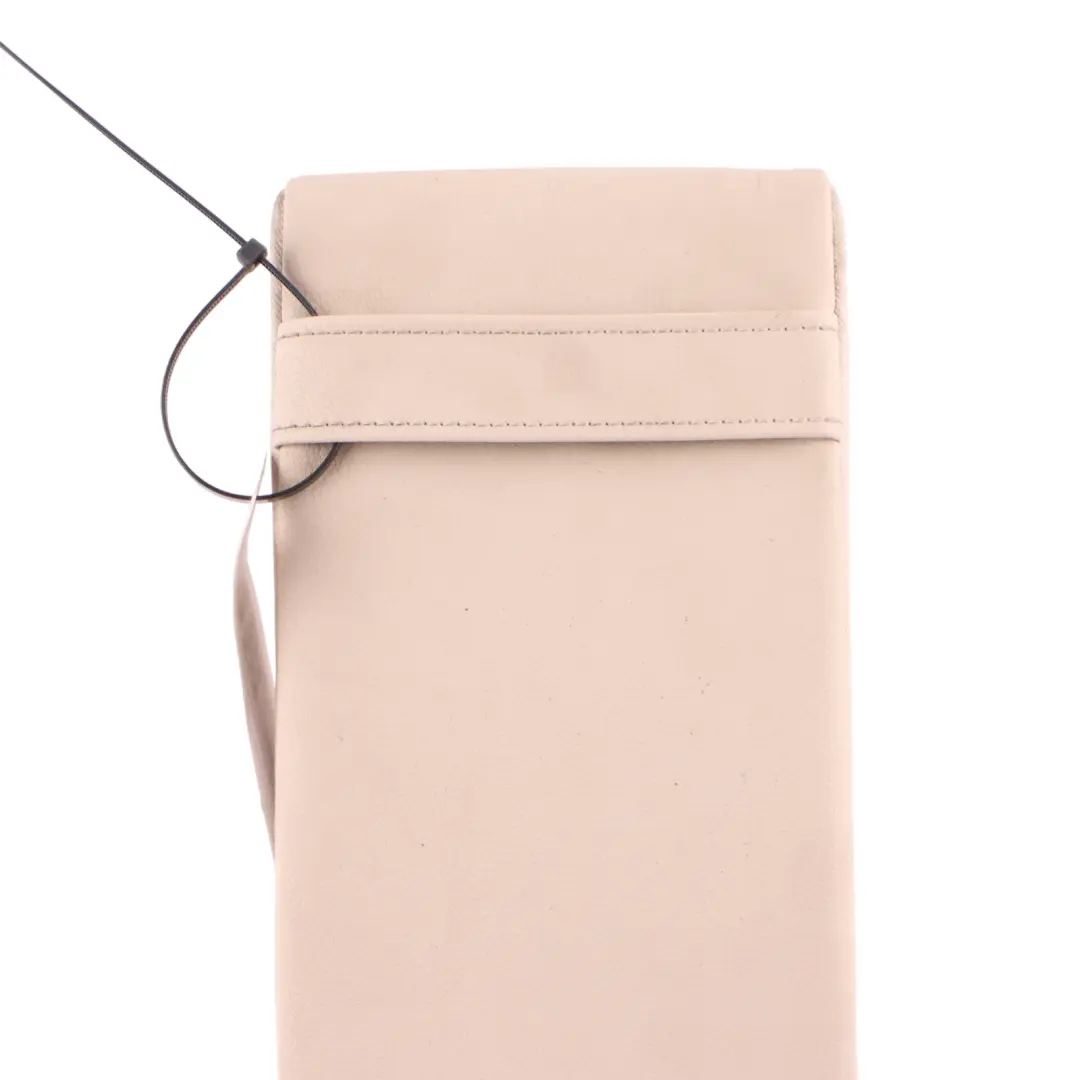 Mercedes A207 Rear Center Armrest Black Leather Arm Rest Beige - SKU A2079700530 - Part number A2079700530