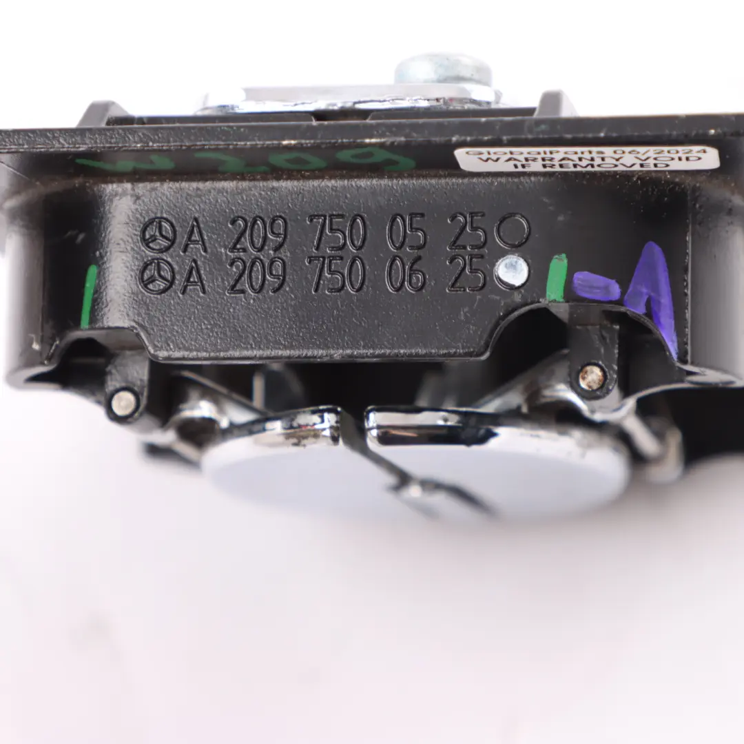 Mercedes A209 A207 Convertible Folding Top Roof Case Cover Right O/S - SKU A2097500625-1 - Part number A2097500625