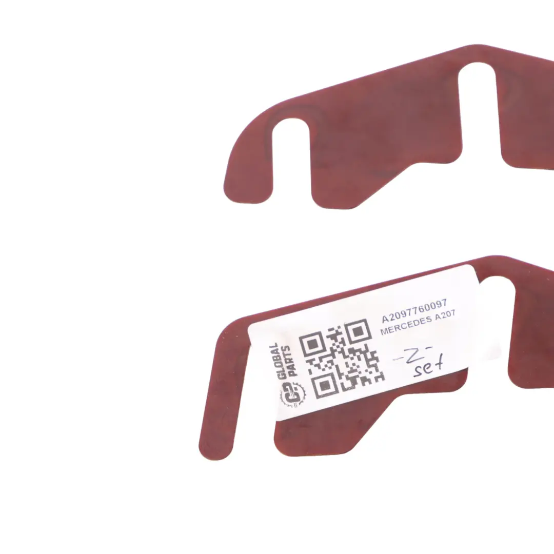 Folding Roof Base Locking Pad Insulator Set to Mercedes A207 Convertible with Part number A2097760097 Mercedes A207 Convertible Folding Roof Base Locking Pad Insulator Set - SKU A2097760097 - Part number A2097760097