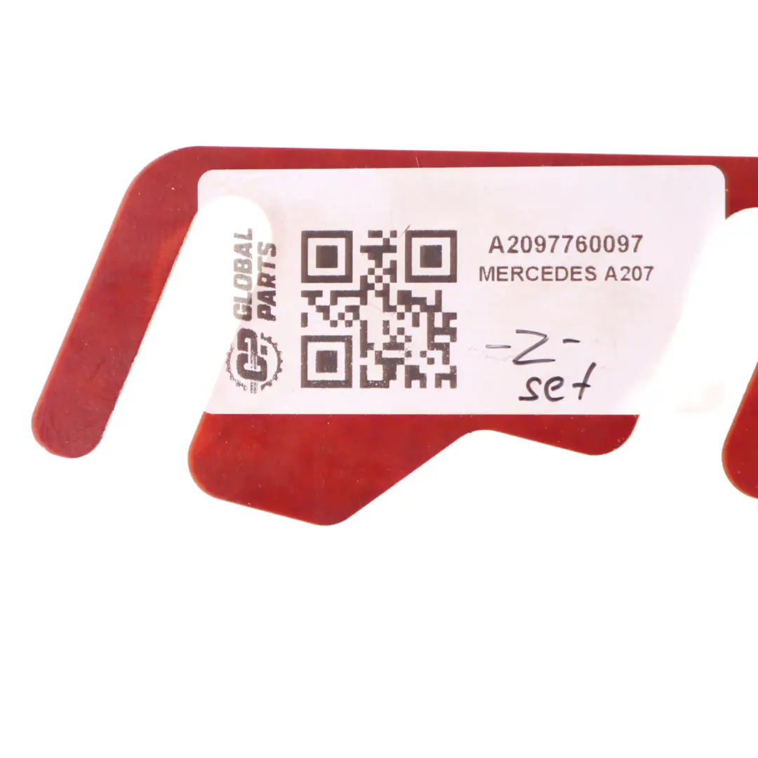 Folding Roof Base Locking Pad Insulator Set to Mercedes A207 Convertible with Part number A2097760097 Mercedes A207 Convertible Folding Roof Base Locking Pad Insulator Set - SKU A2097760097 - Part number A2097760097