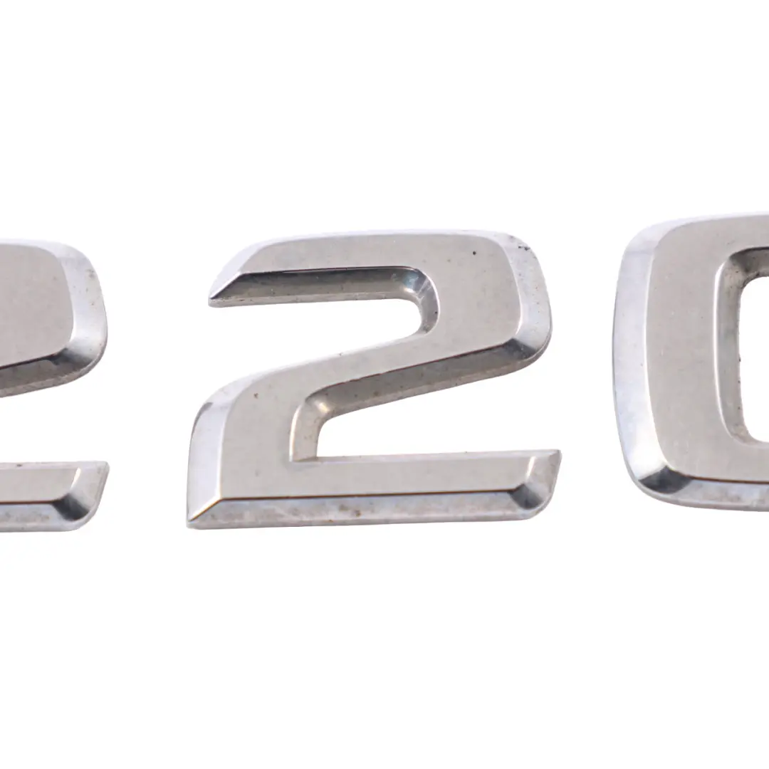 Mercedes W204 C209 Lettering Emblem C220 Rear Boot Lid Tailgate Adhered Badge - SKU A2098170915-2 - Part number A2098170915