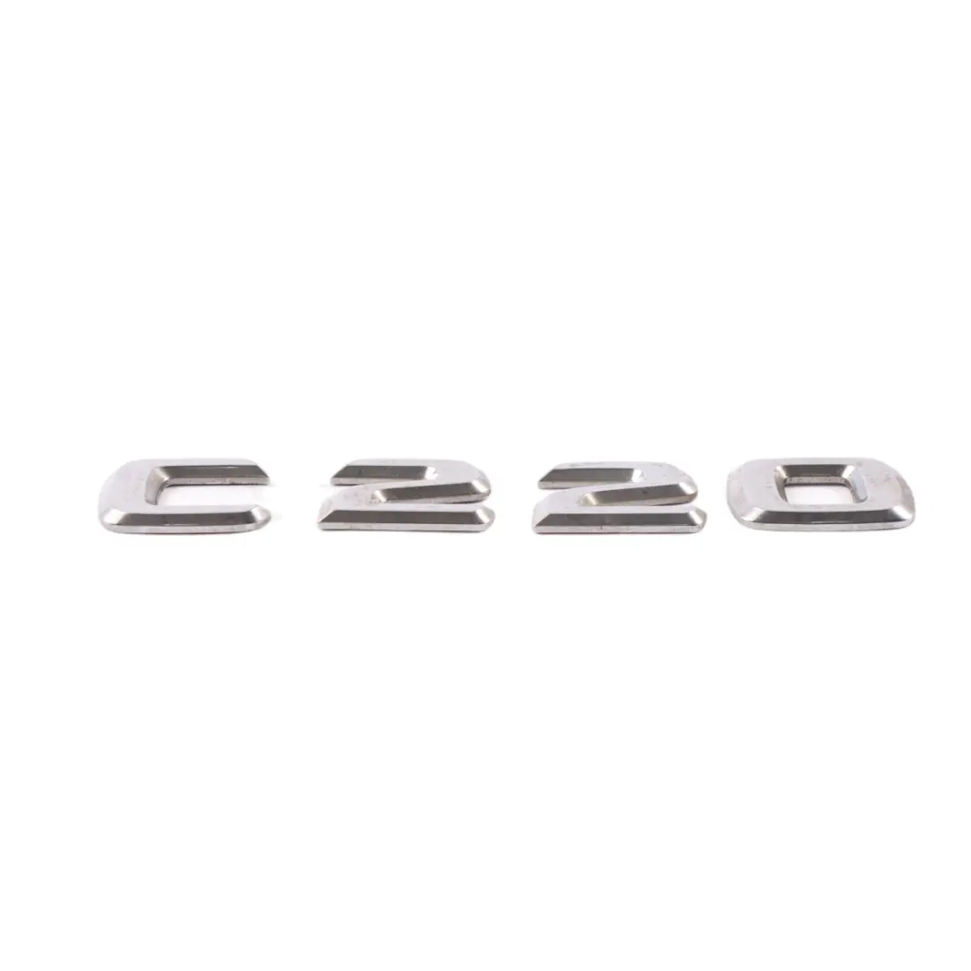Mercedes W204 C209 Lettering Emblem C220 Rear Boot Lid Tailgate Adhered Badge - SKU A2098170915-2 - Part number A2098170915