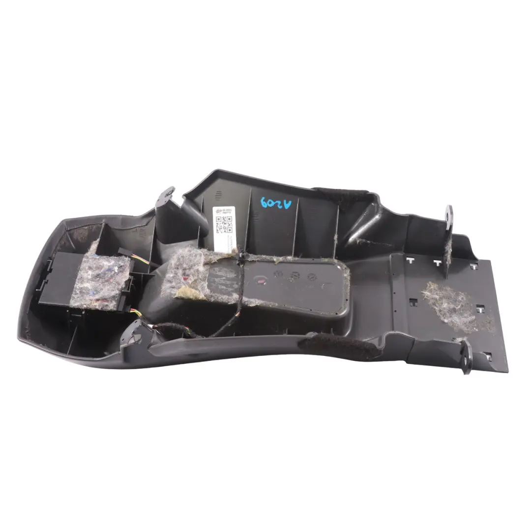 Mercedes CLK A209 Console centrale Tunel Trim Cover Storage Nero - SKU A2098430007 - Numero di parte A2098430007