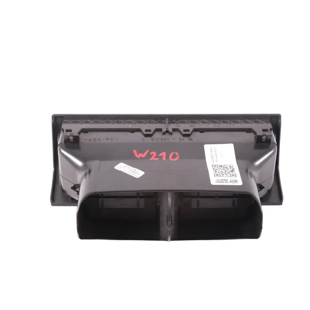 Dashboard Console Centre Air Vent Nozzle Grill to Mercedes W210 with Part number A2108301554 Mercedes W210 Dashboard Console Centre Air Vent Nozzle Grill - SKU A2108301554-1 - Part number A2108301554