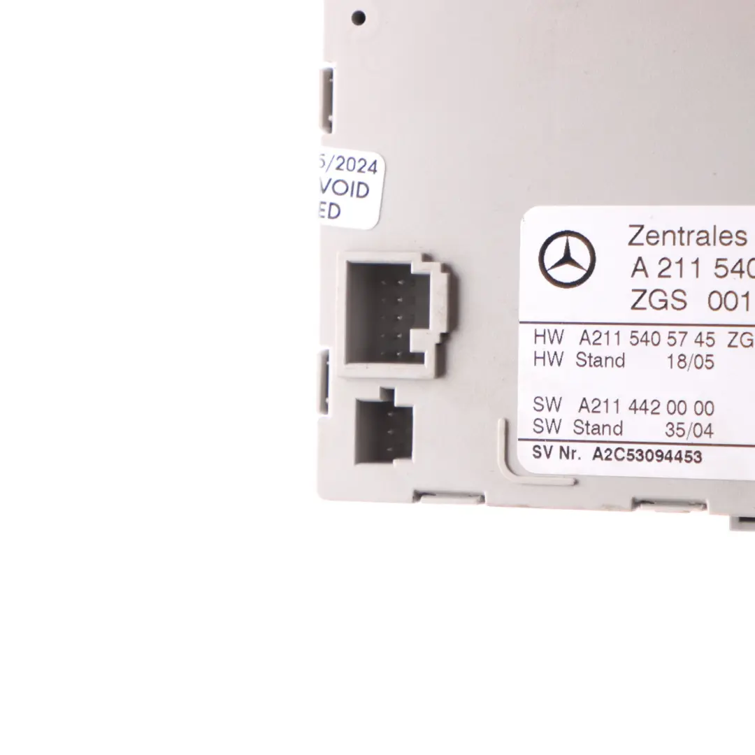 Mercedes W211 Central Gateway Module Control Unit - SKU A2115405645-1 - Part number A2115405645