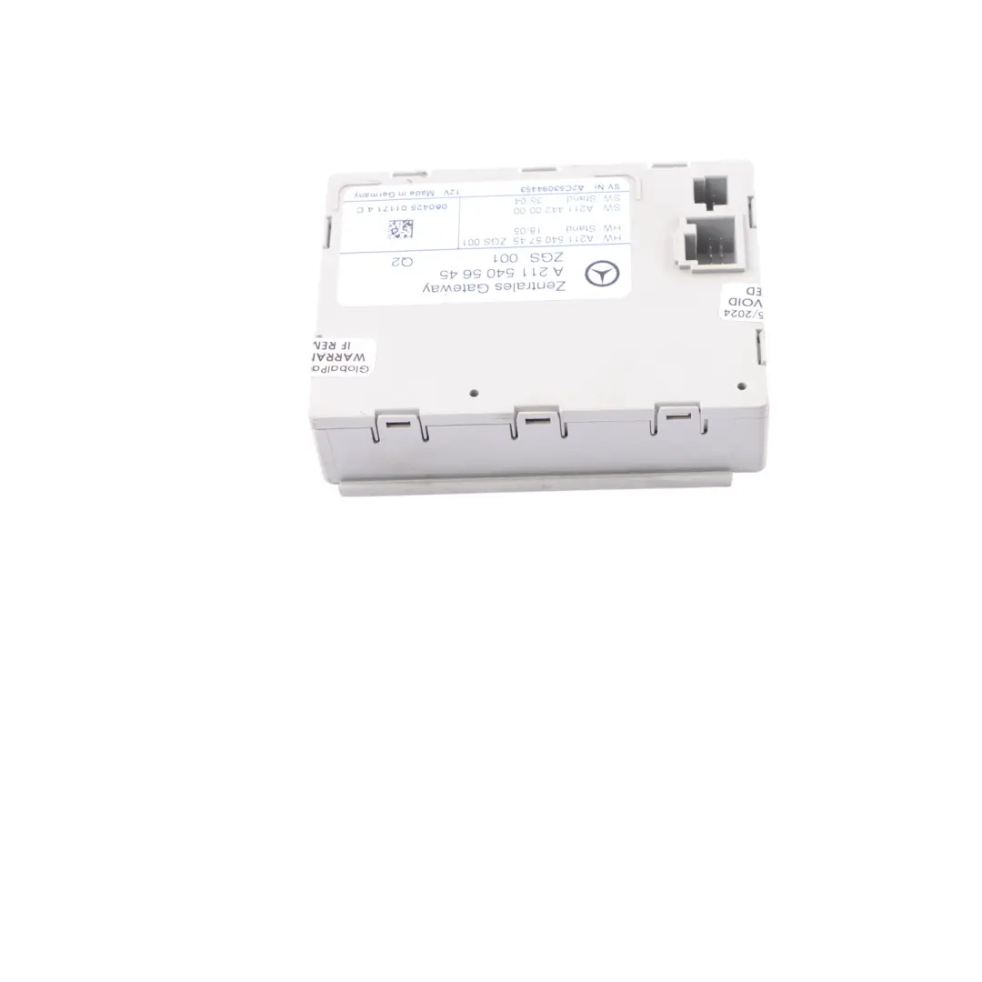 Mercedes W211 Central Gateway Module Control Unit - SKU A2115405645-1 - Part number A2115405645