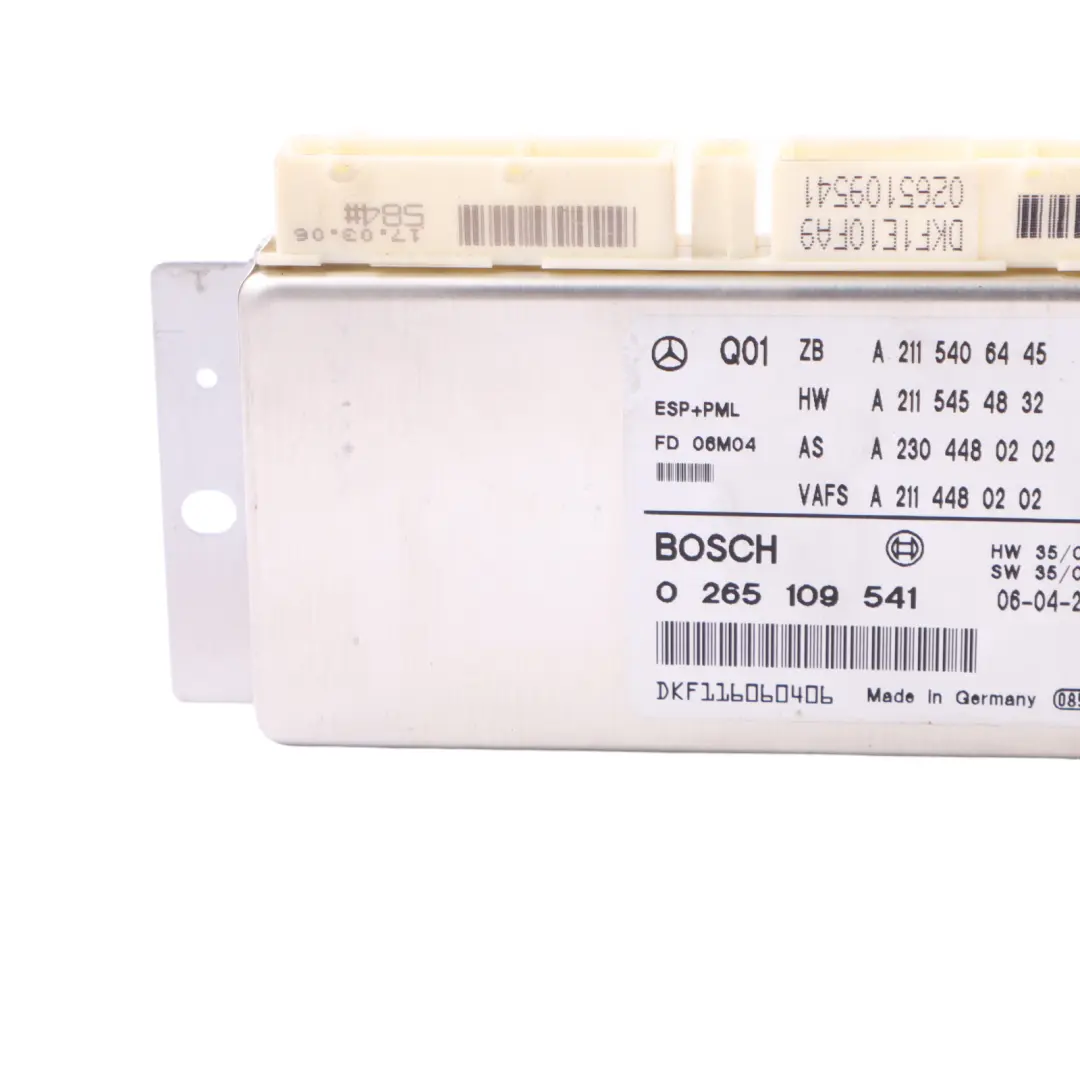 Mercedes C219 Getriebe Elektronische Steuereinheit Modul - SKU A2115406445 - Teilenummer A2115406445