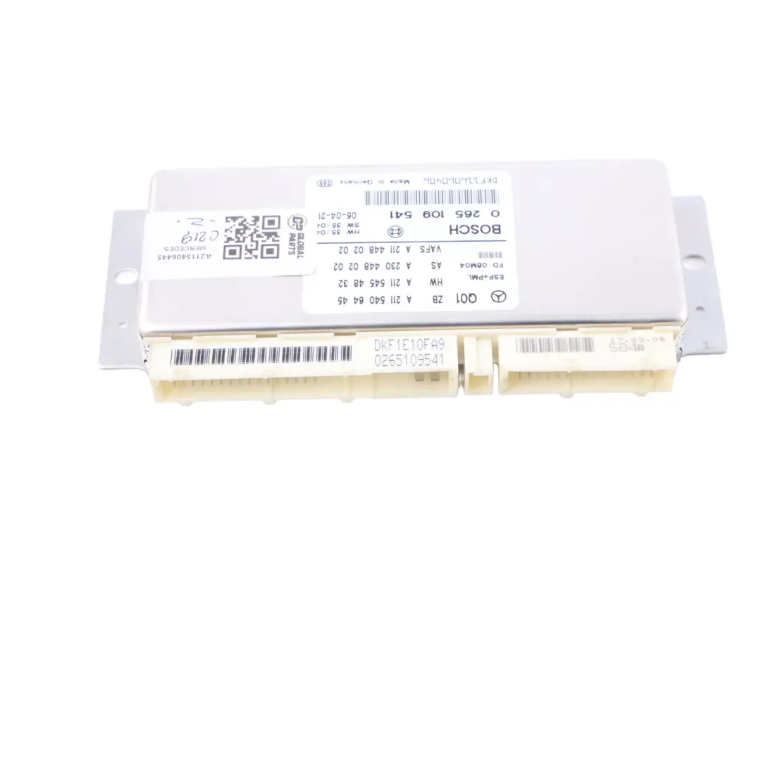 Módulo Unidad Control Electrónico Caja Cambios Mercedes C219 para con número de pieza A2115406445 Módulo Unidad Control Electrónico Caja Cambios Mercedes C219 - SKU A2115406445 - Número de pieza A2115406445