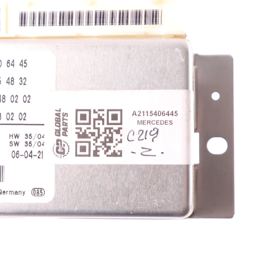 Module De Commande Électronique De Boîte De Vitesses Mercedes C219 pour à propos du numéro de pièce A2115406445 Module De Commande Électronique De Boîte De Vitesses Mercedes C219 - SKU A2115406445 - Numéro de pièce A2115406445