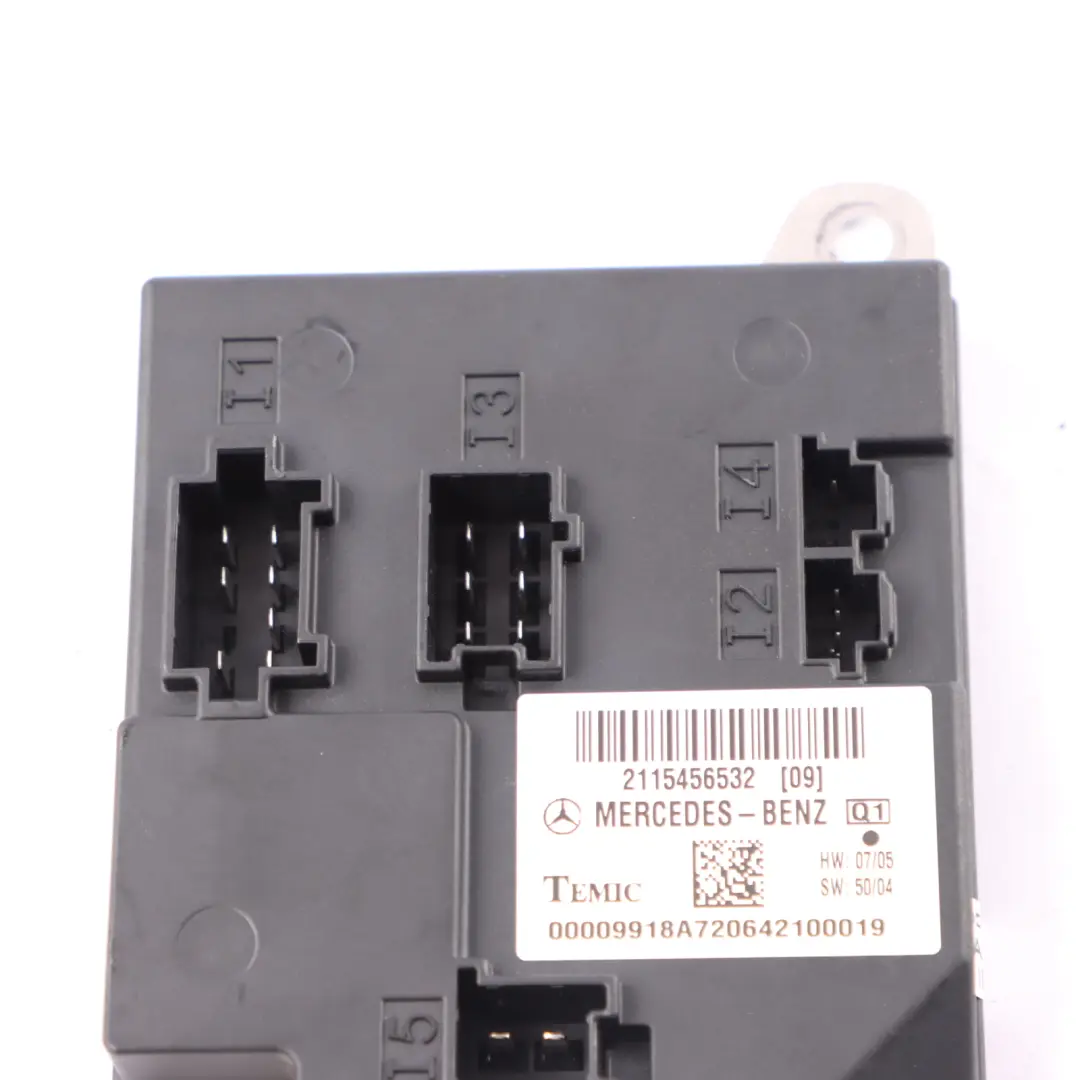 Module SAM Mercedes W211 C219 Unité Contrôle Confort Carrosserie ECU pour à propos du numéro de pièce A2115456532 Module SAM Mercedes W211 C219 Unité Contrôle Confort Carrosserie ECU - SKU A2115456532 - Numéro de pièce A2115456532