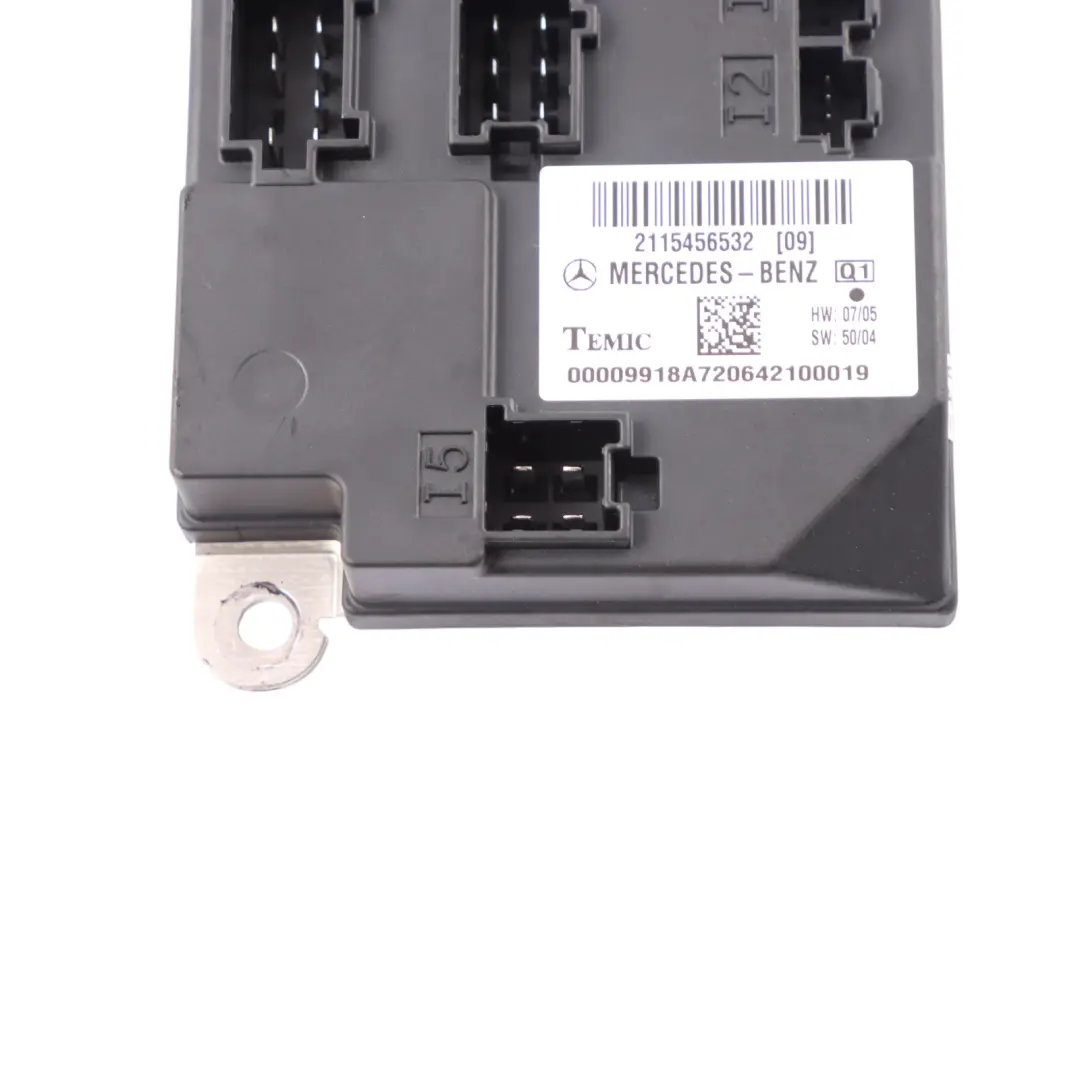 Module SAM Mercedes W211 C219 Unité Contrôle Confort Carrosserie ECU pour à propos du numéro de pièce A2115456532 Module SAM Mercedes W211 C219 Unité Contrôle Confort Carrosserie ECU - SKU A2115456532 - Numéro de pièce A2115456532