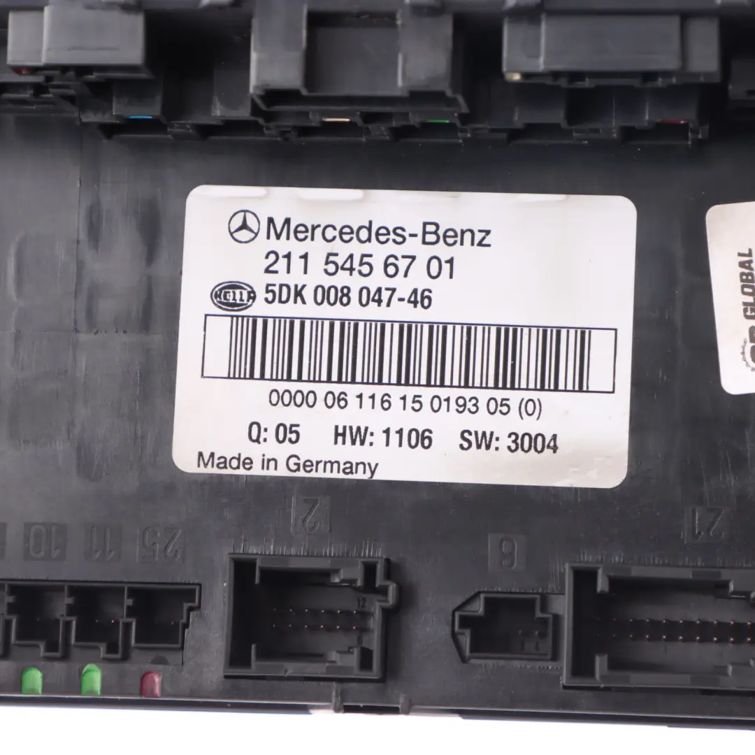 Mercedes C219 Fuse Box Rear Relay Control Unit Module - SKU A2115456701 - Part number A2115456701