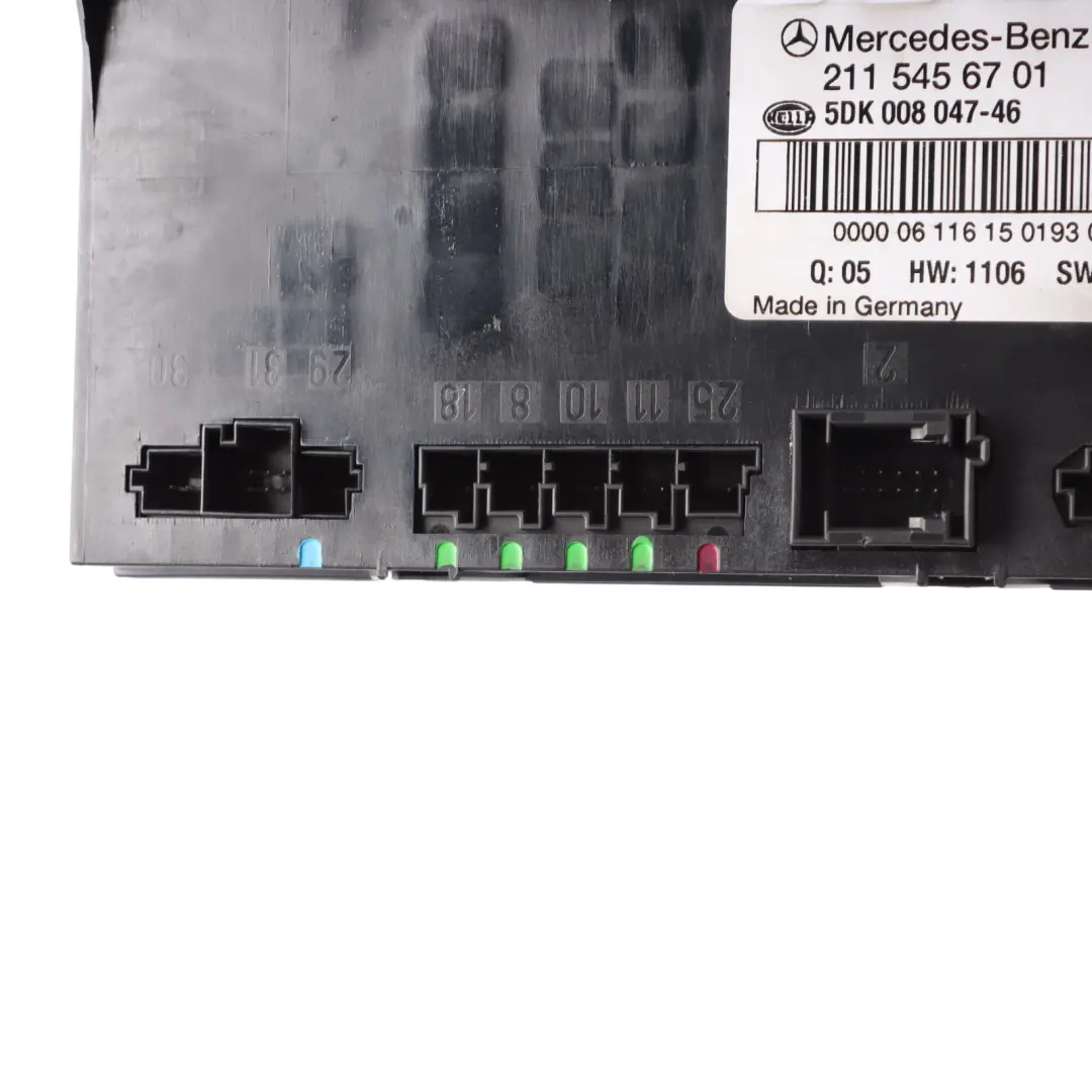 Mercedes C219 Fuse Box Rear Relay Control Unit Module - SKU A2115456701 - Part number A2115456701