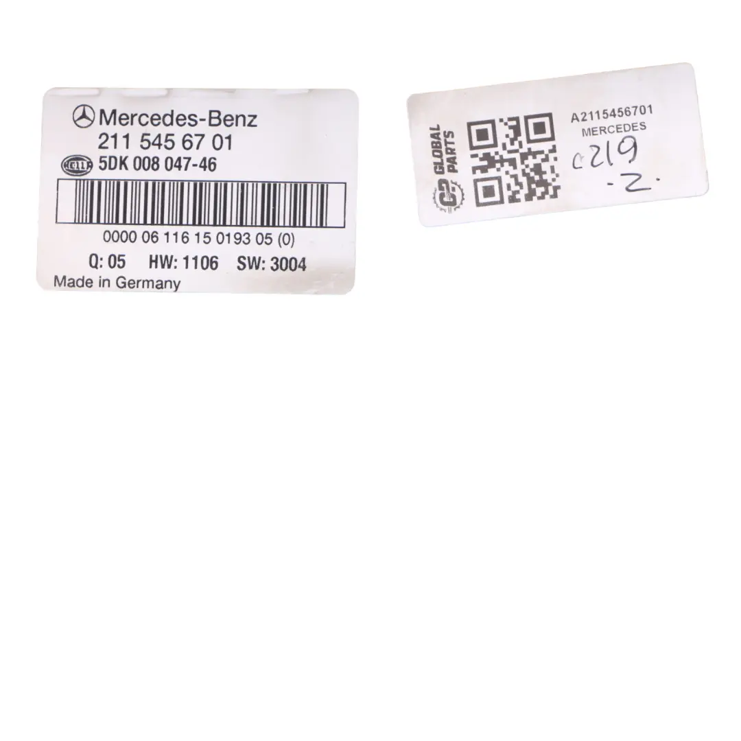  Module Commande Relais Arrière De Boîte À Fusibles Mercedes C219 - SKU A2115456701 - Numéro de pièce A2115456701