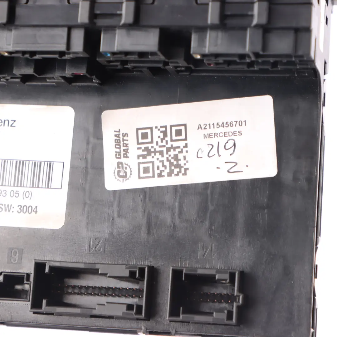 Mercedes C219 Fuse Box Rear Relay Control Unit Module - SKU A2115456701 - Part number A2115456701
