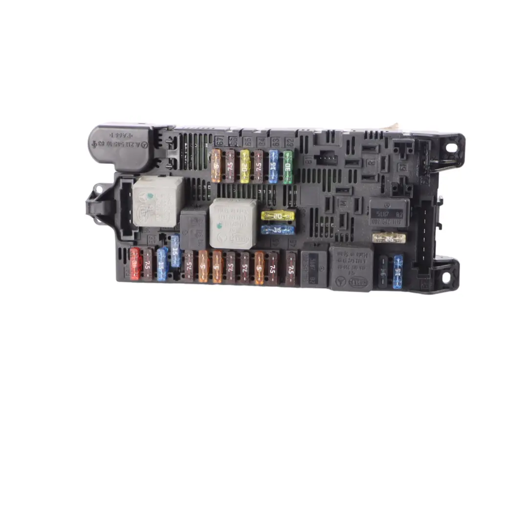 Fuse Box Control Unit SAM Module to Mercedes C219 with Part number A2115457001 Mercedes C219 Fuse Box Control Unit SAM Module - SKU A2115457001 - Part number A2115457001
