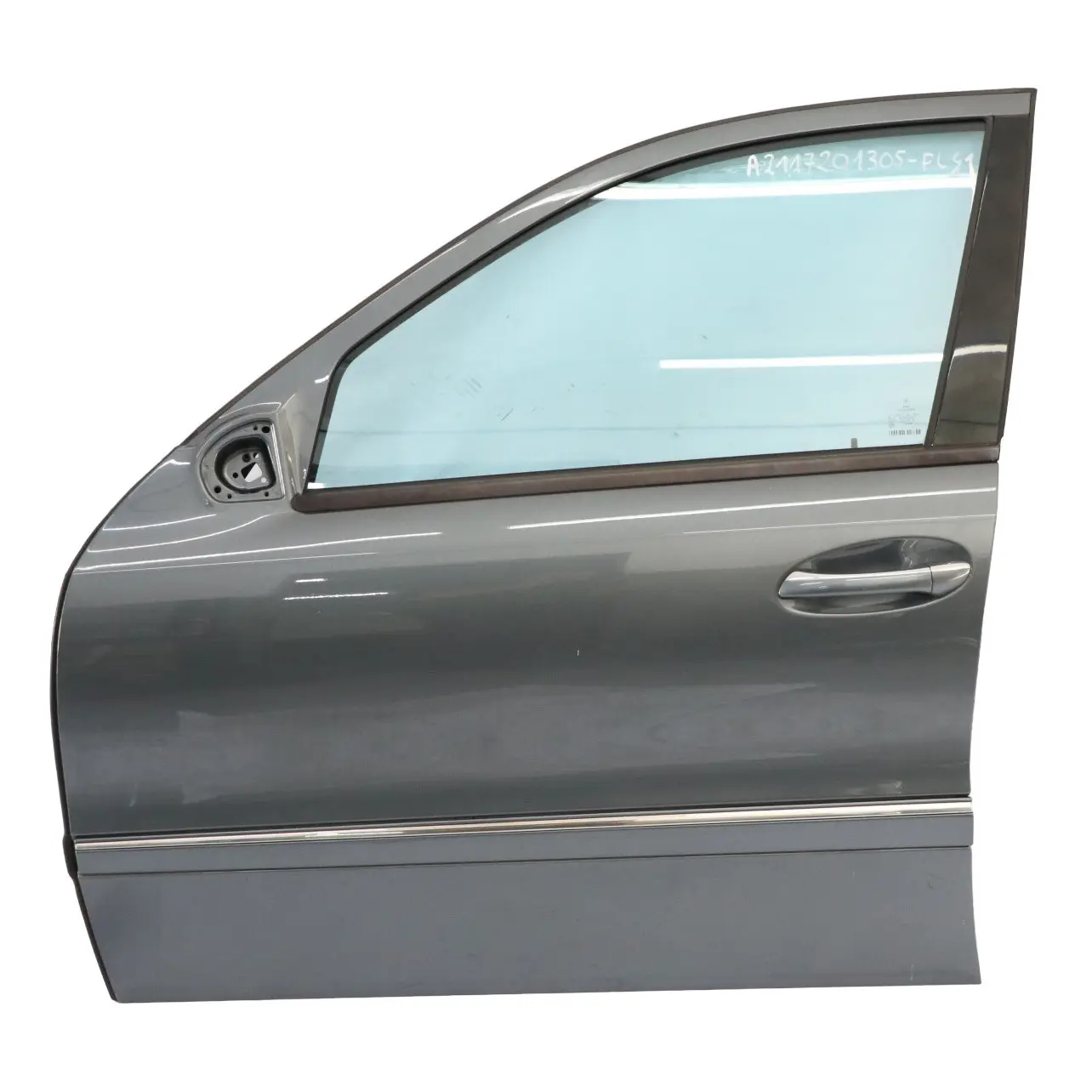 Mercedes W211 Door Front Left N/S E-Class Flint Grey Metallic - 368