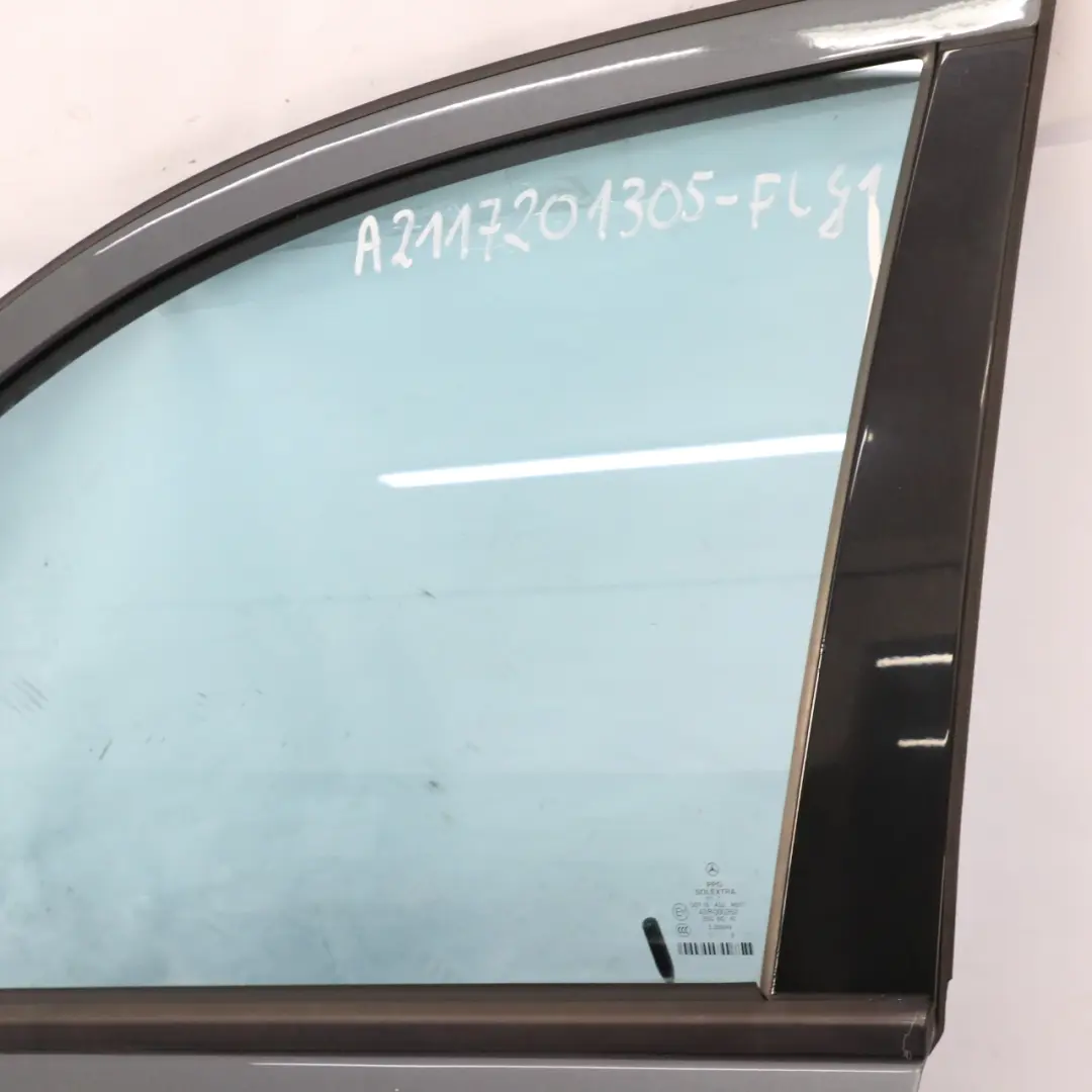 Mercedes W211 Puerta Delantera Izquierda Clase E Flint Gris Metálico - 368 - SKU A2117201305-FLG1 - Número de pieza A2117201305