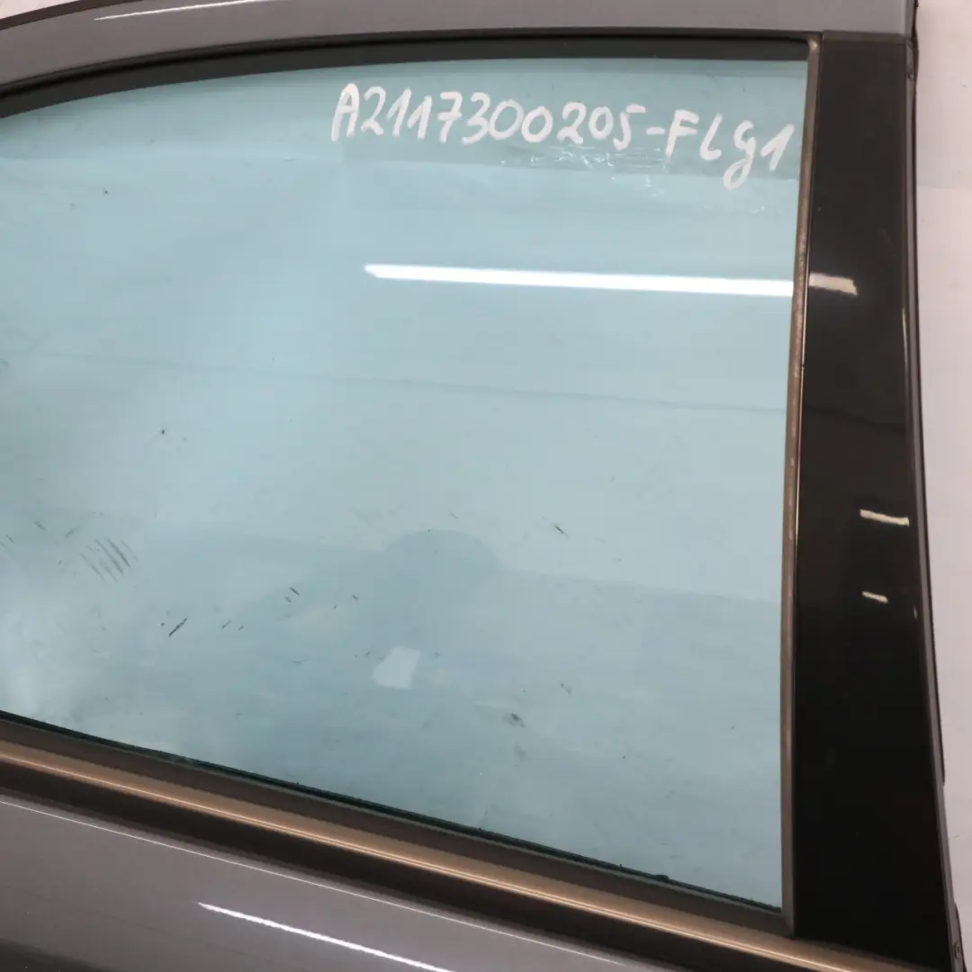 Mercedes W211 Door Rear Right O/S Flint Grey Metallic - 368 - SKU A2117300205-FLG1 - Part number A2117300205
